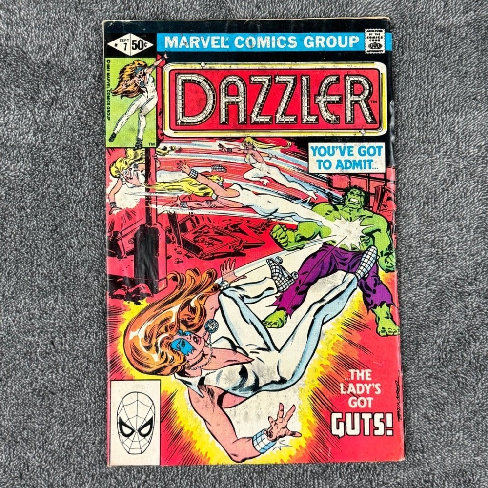 Dazzler 7 Marvel Comics 1981 Incredible Hulk Appearance Bronze Age Alison Blaire